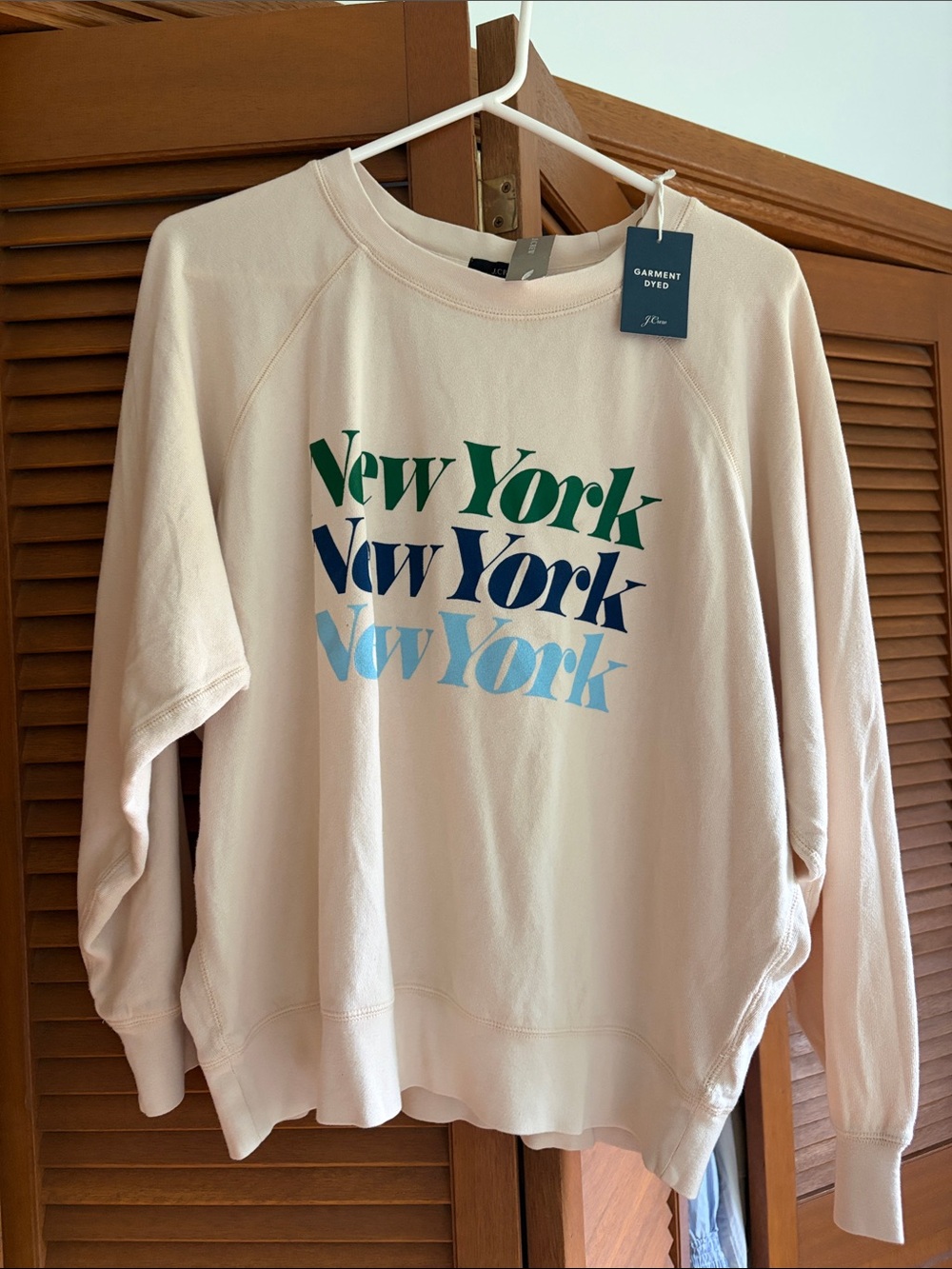 J.Crew New York lightweight sweatshirt
